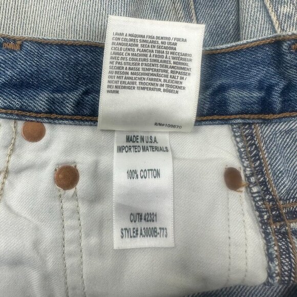 New Agolde Kat 80s Denim Mini Skirt 25 In Parking Lot Blue High Rise Y2K Retro - Picture 12 of 14